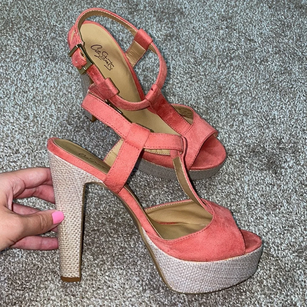 City Streets Sueded Heels